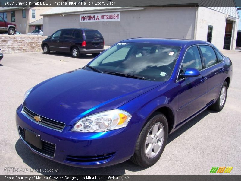 Imperial Blue Metallic / Ebony Black 2007 Chevrolet Impala LT