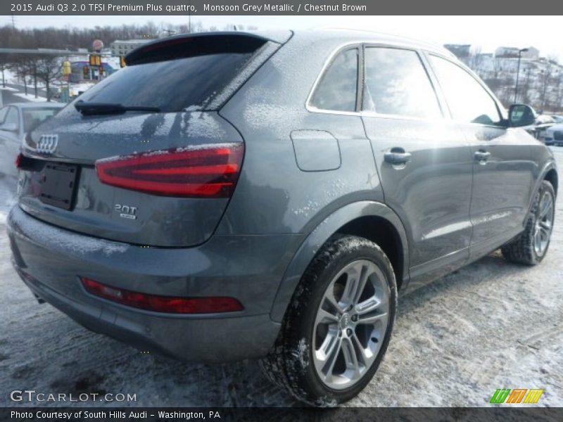 Monsoon Grey Metallic / Chestnut Brown 2015 Audi Q3 2.0 TFSI Premium Plus quattro