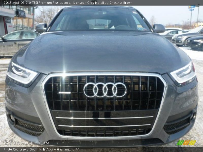 Monsoon Grey Metallic / Chestnut Brown 2015 Audi Q3 2.0 TFSI Premium Plus quattro