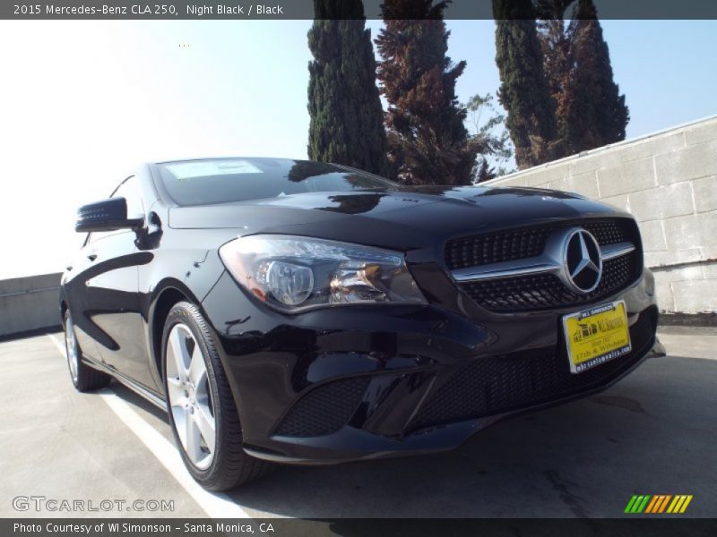 Night Black / Black 2015 Mercedes-Benz CLA 250