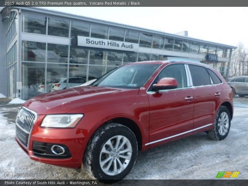 Volcano Red Metallic / Black 2015 Audi Q5 2.0 TFSI Premium Plus quattro