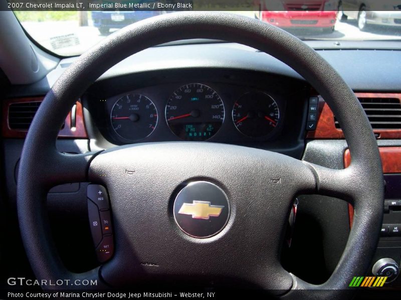Imperial Blue Metallic / Ebony Black 2007 Chevrolet Impala LT