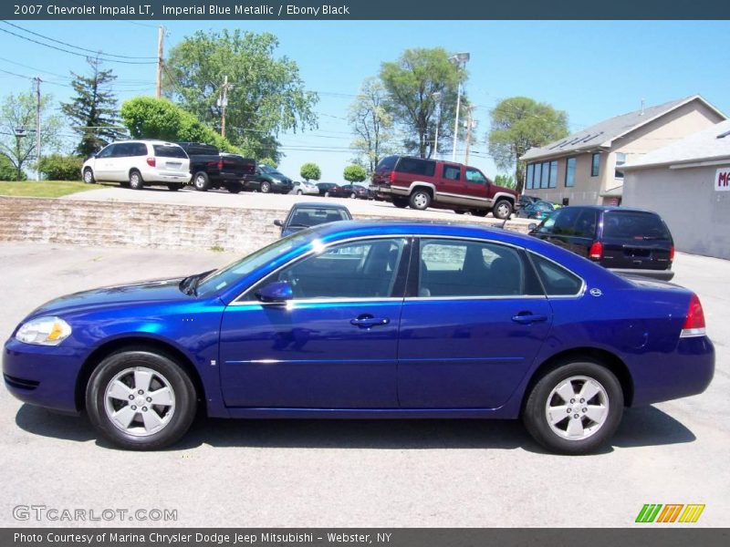 Imperial Blue Metallic / Ebony Black 2007 Chevrolet Impala LT