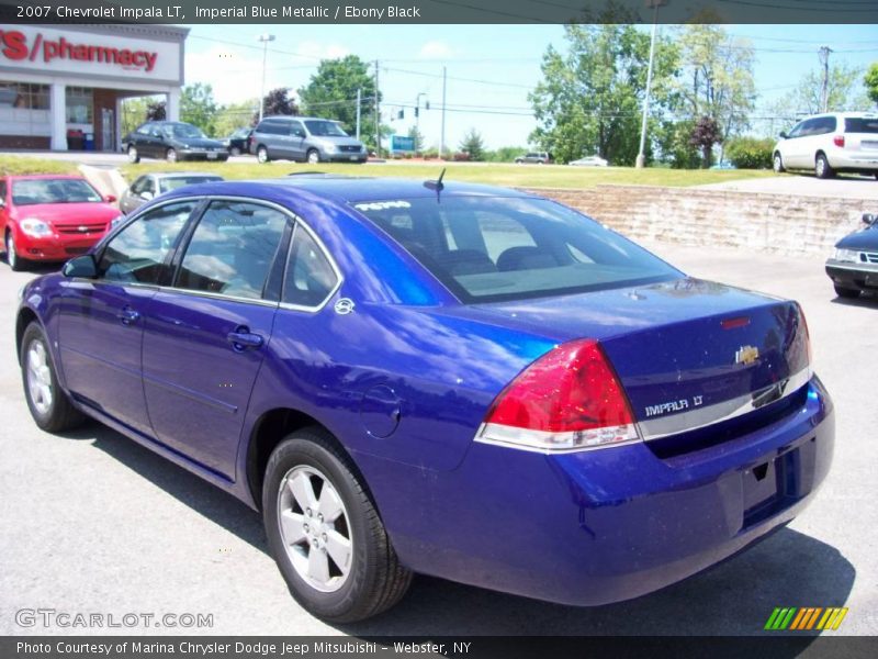 Imperial Blue Metallic / Ebony Black 2007 Chevrolet Impala LT