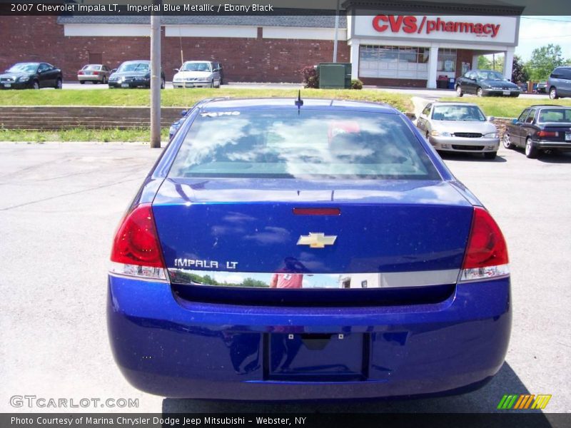 Imperial Blue Metallic / Ebony Black 2007 Chevrolet Impala LT