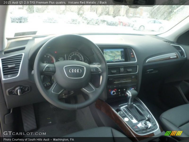 Volcano Red Metallic / Black 2015 Audi Q5 2.0 TFSI Premium Plus quattro