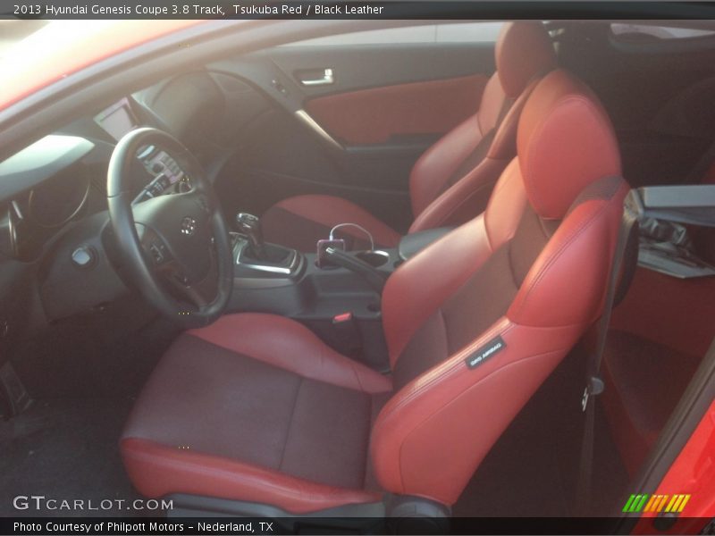 Tsukuba Red / Black Leather 2013 Hyundai Genesis Coupe 3.8 Track