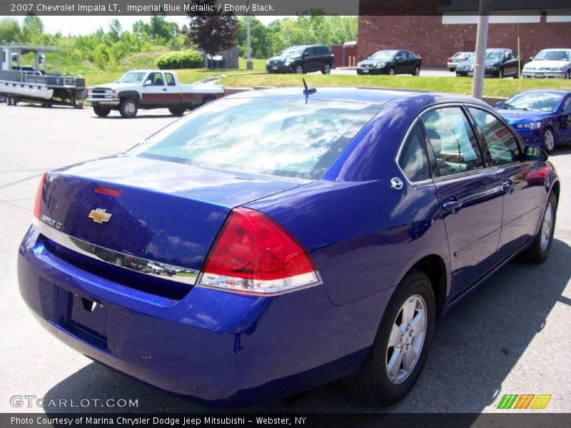 Imperial Blue Metallic / Ebony Black 2007 Chevrolet Impala LT