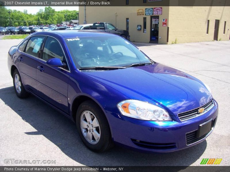 Imperial Blue Metallic / Ebony Black 2007 Chevrolet Impala LT