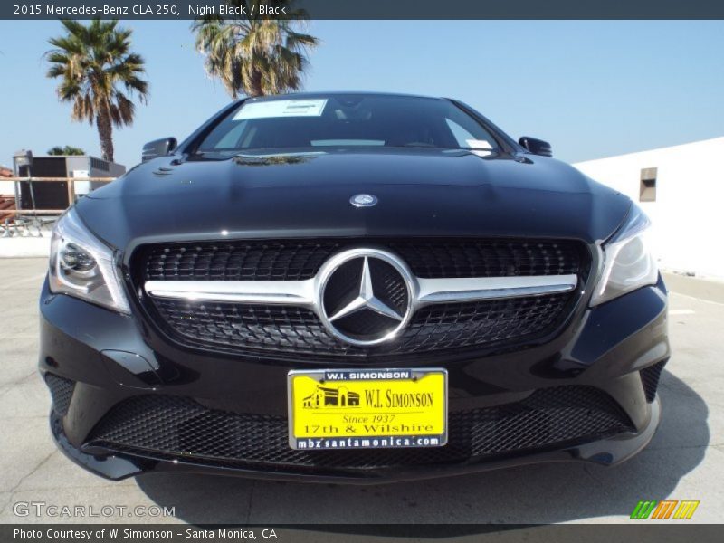 Night Black / Black 2015 Mercedes-Benz CLA 250