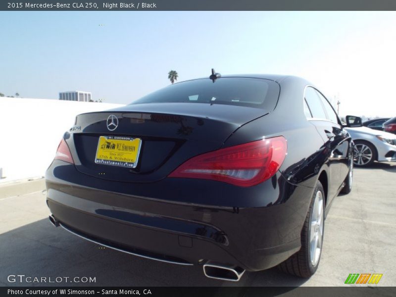 Night Black / Black 2015 Mercedes-Benz CLA 250