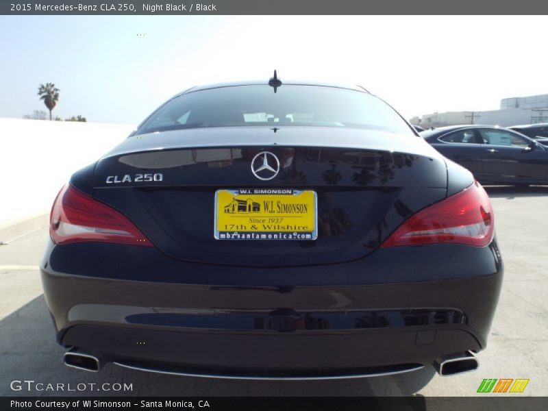 Night Black / Black 2015 Mercedes-Benz CLA 250