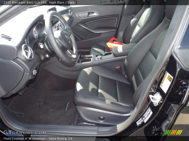 Night Black / Black 2015 Mercedes-Benz CLA 250