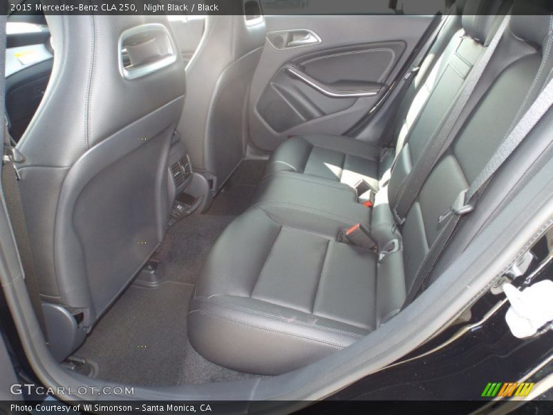 Night Black / Black 2015 Mercedes-Benz CLA 250
