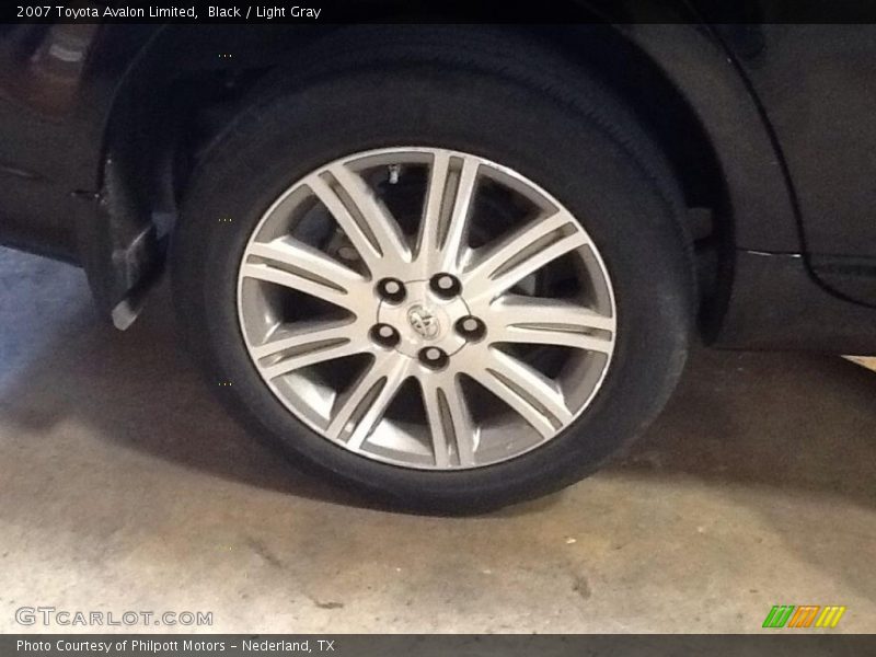 Black / Light Gray 2007 Toyota Avalon Limited