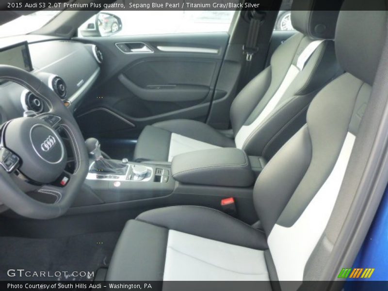  2015 S3 2.0T Premium Plus quattro Titanium Gray/Black Silver Interior