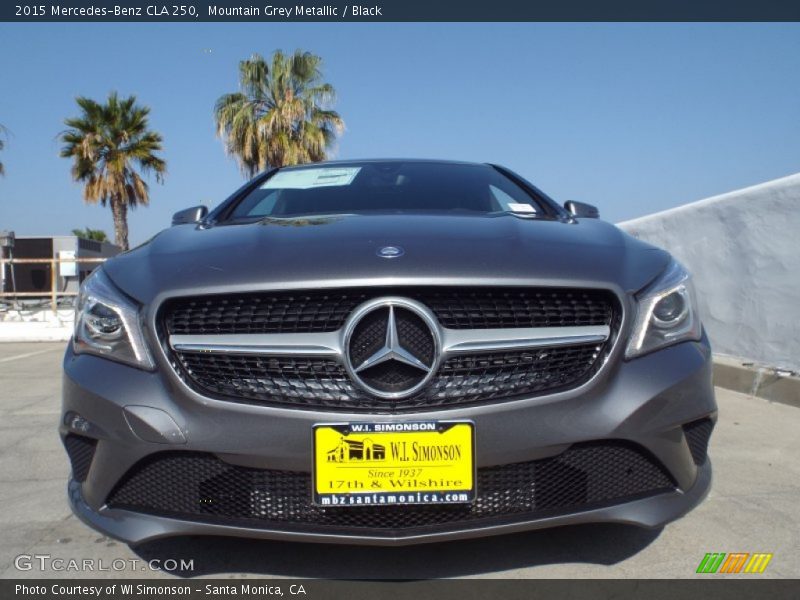Mountain Grey Metallic / Black 2015 Mercedes-Benz CLA 250