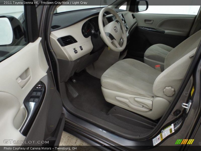 Predawn Gray Mica / Light Gray 2011 Toyota Sienna V6