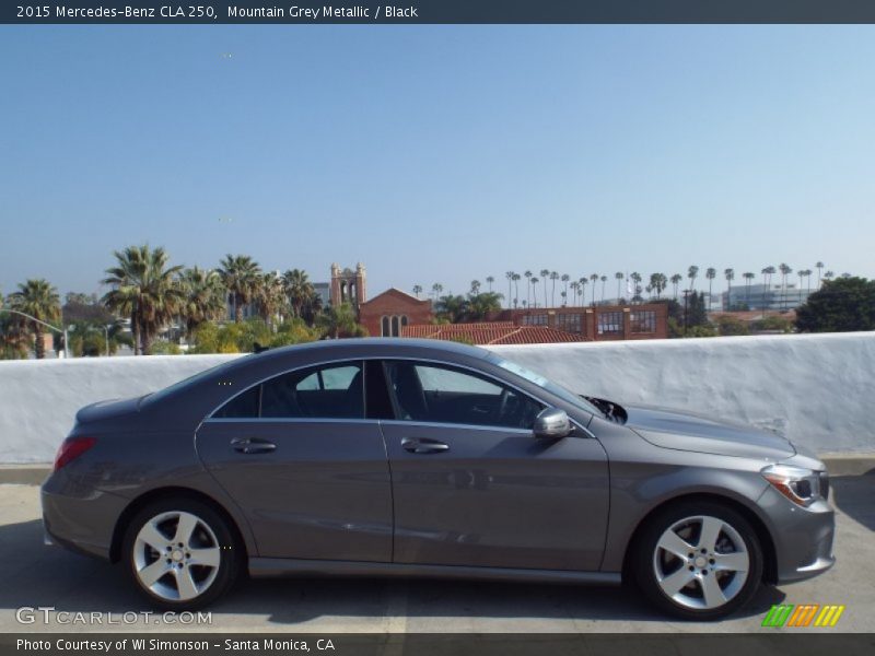 Mountain Grey Metallic / Black 2015 Mercedes-Benz CLA 250