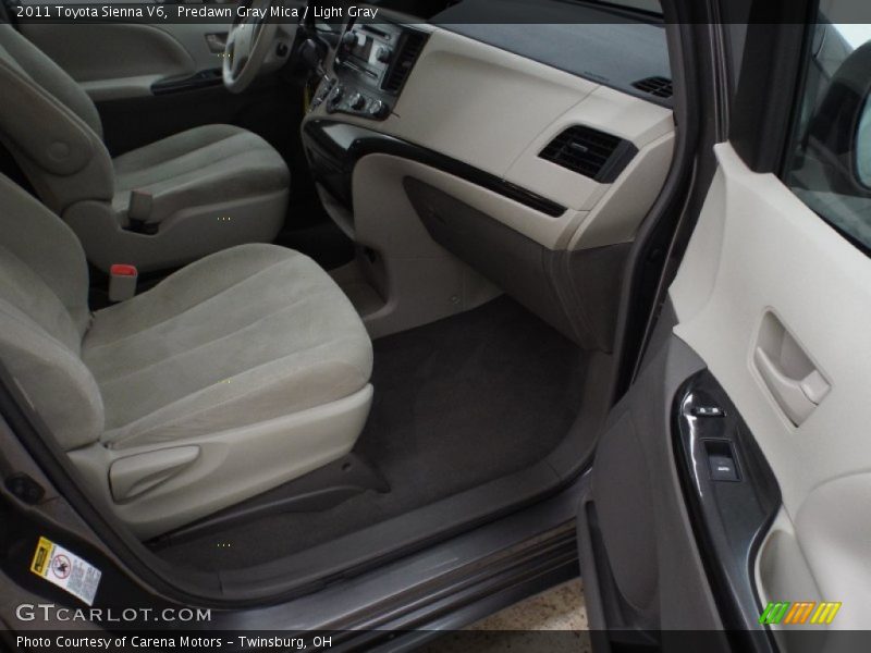 Predawn Gray Mica / Light Gray 2011 Toyota Sienna V6