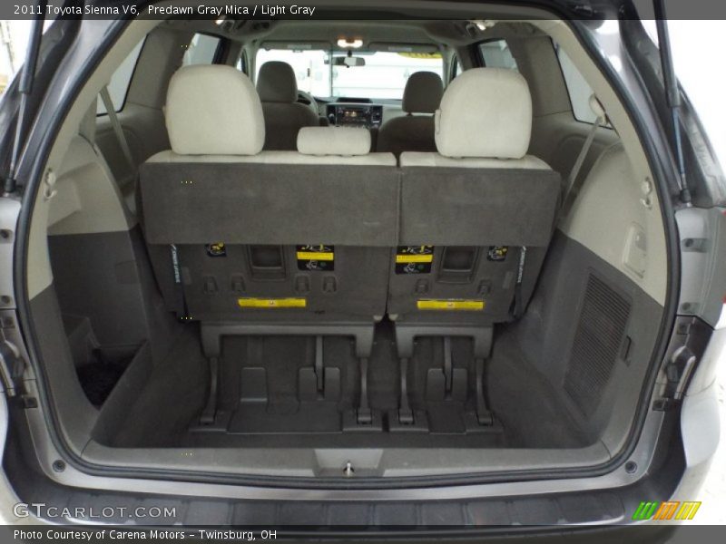 Predawn Gray Mica / Light Gray 2011 Toyota Sienna V6