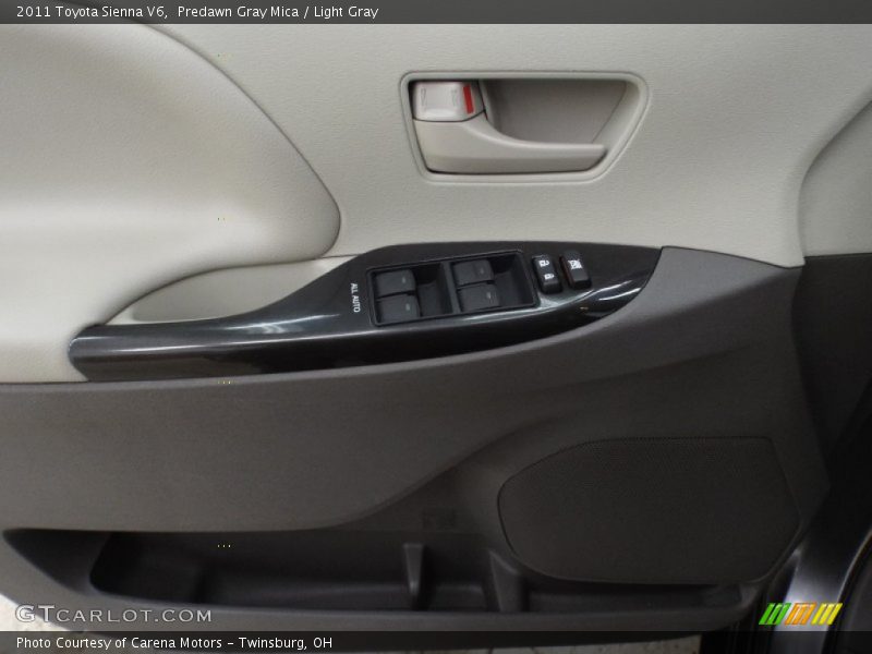 Predawn Gray Mica / Light Gray 2011 Toyota Sienna V6