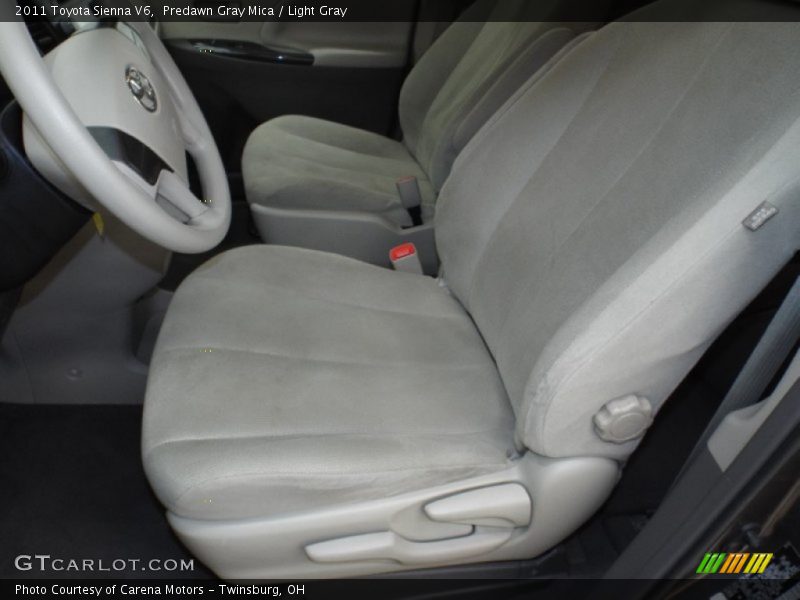 Predawn Gray Mica / Light Gray 2011 Toyota Sienna V6