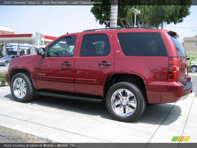Sport Red Metallic / Light Titanium/Ebony 2007 Chevrolet Tahoe LS