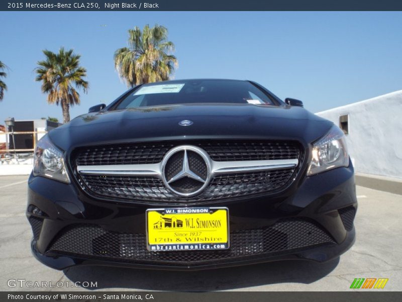 Night Black / Black 2015 Mercedes-Benz CLA 250