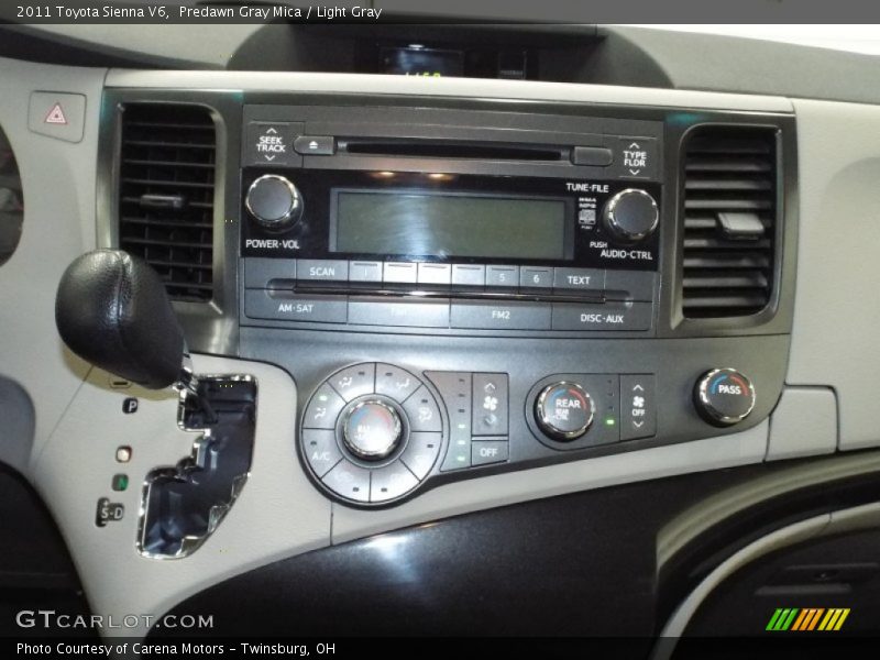 Predawn Gray Mica / Light Gray 2011 Toyota Sienna V6