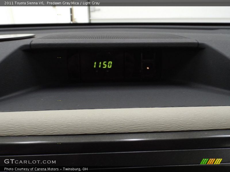 Predawn Gray Mica / Light Gray 2011 Toyota Sienna V6