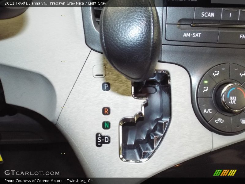 Predawn Gray Mica / Light Gray 2011 Toyota Sienna V6