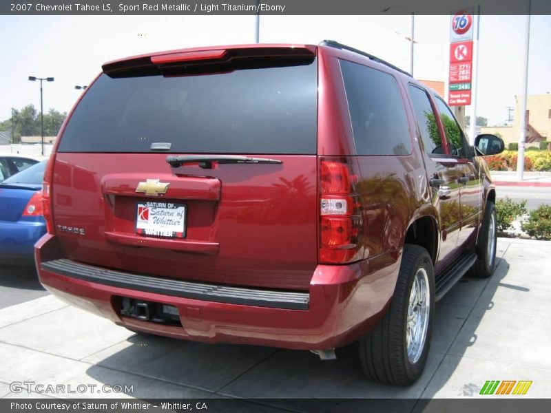 Sport Red Metallic / Light Titanium/Ebony 2007 Chevrolet Tahoe LS