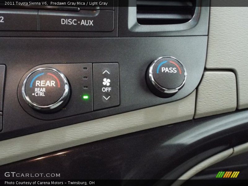 Predawn Gray Mica / Light Gray 2011 Toyota Sienna V6