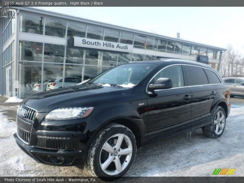 Night Black / Black 2015 Audi Q7 3.0 Prestige quattro