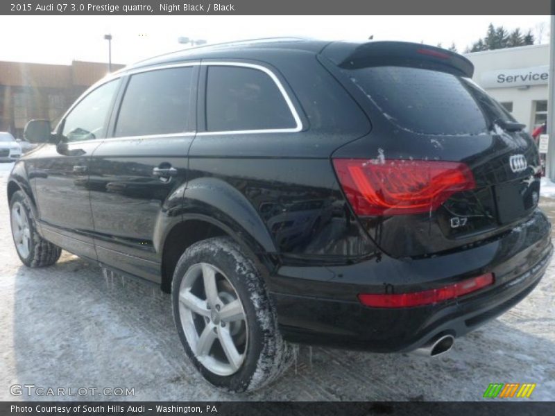 Night Black / Black 2015 Audi Q7 3.0 Prestige quattro
