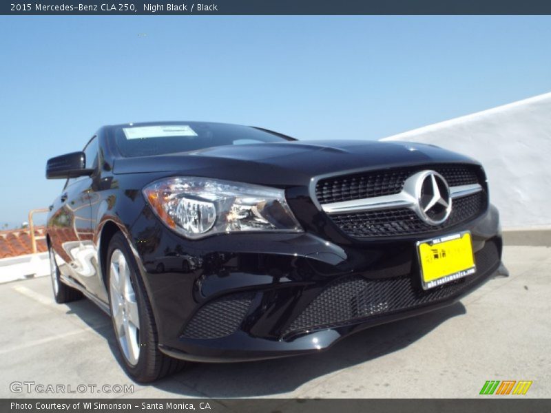 Night Black / Black 2015 Mercedes-Benz CLA 250
