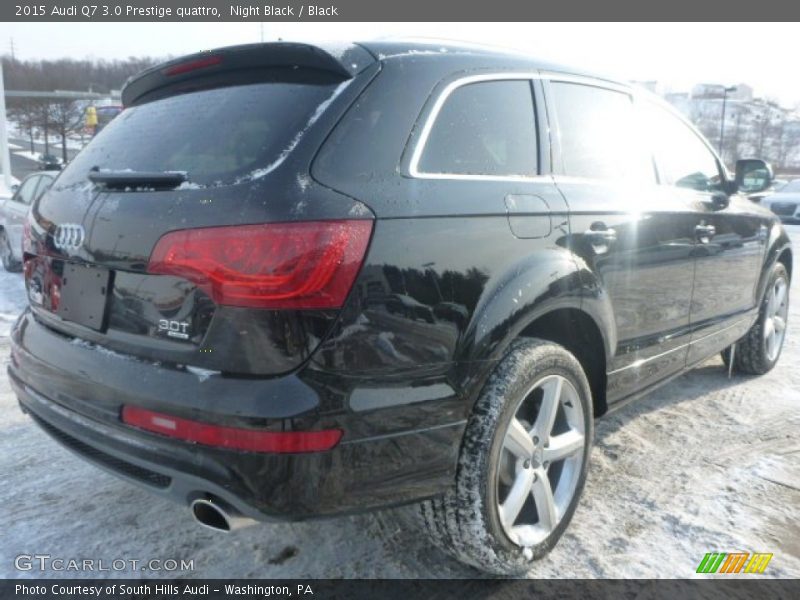 Night Black / Black 2015 Audi Q7 3.0 Prestige quattro