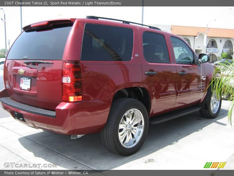 Sport Red Metallic / Light Titanium/Ebony 2007 Chevrolet Tahoe LS