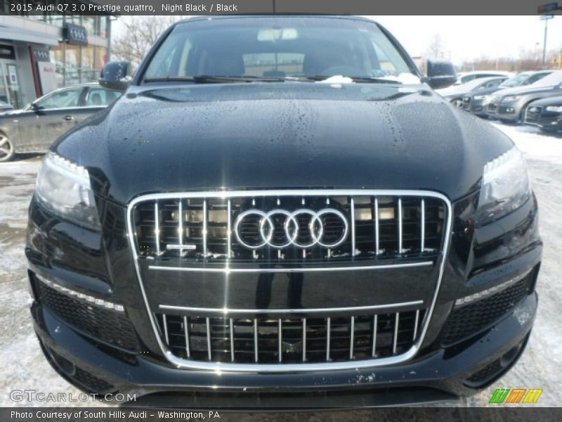 Night Black / Black 2015 Audi Q7 3.0 Prestige quattro