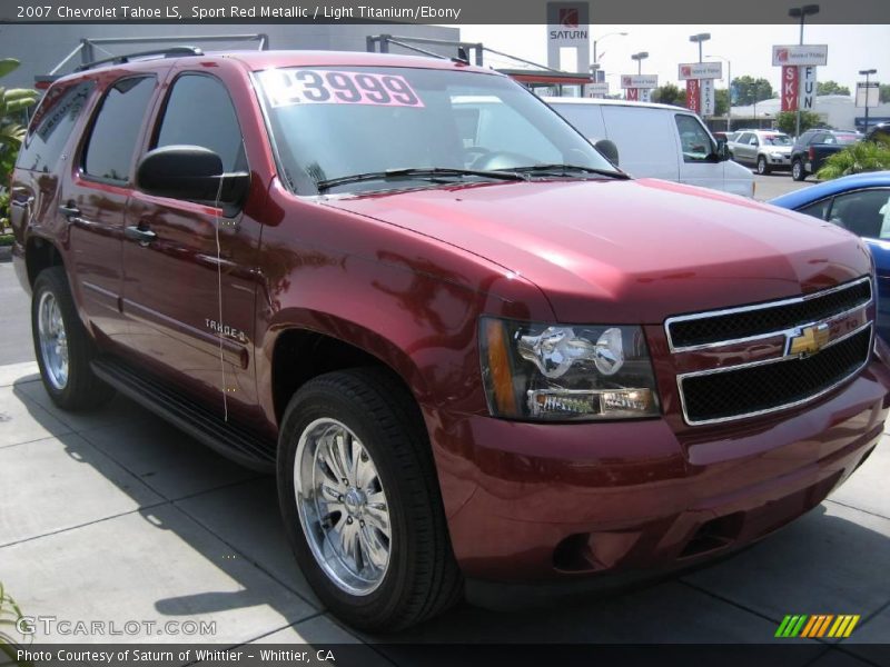 Sport Red Metallic / Light Titanium/Ebony 2007 Chevrolet Tahoe LS