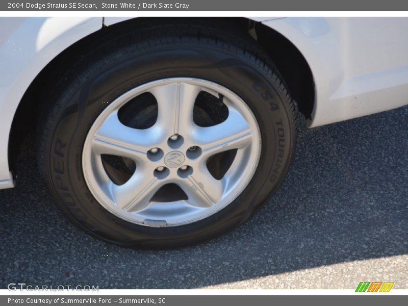 Stone White / Dark Slate Gray 2004 Dodge Stratus SE Sedan