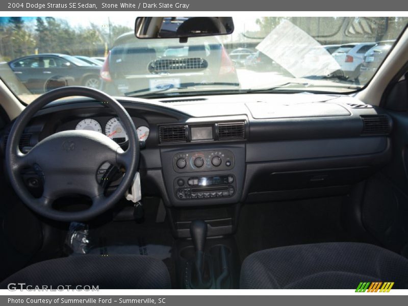 Stone White / Dark Slate Gray 2004 Dodge Stratus SE Sedan