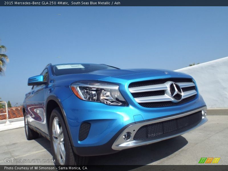 South Seas Blue Metallic / Ash 2015 Mercedes-Benz GLA 250 4Matic