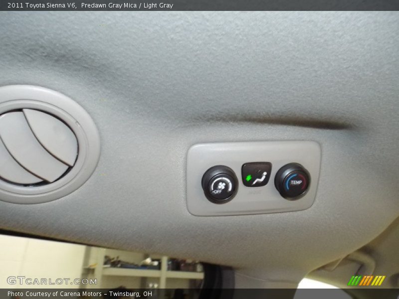 Predawn Gray Mica / Light Gray 2011 Toyota Sienna V6