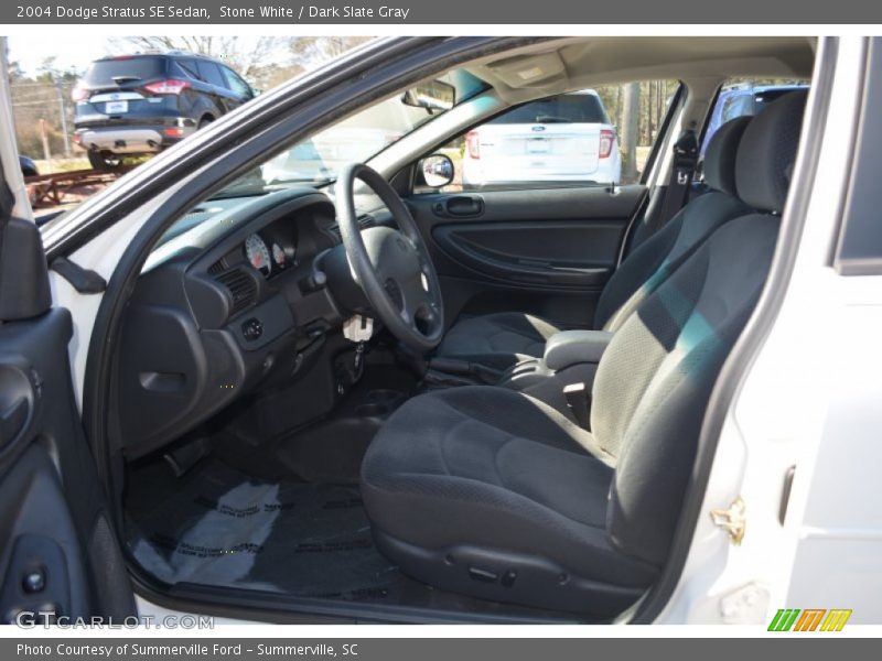 Stone White / Dark Slate Gray 2004 Dodge Stratus SE Sedan