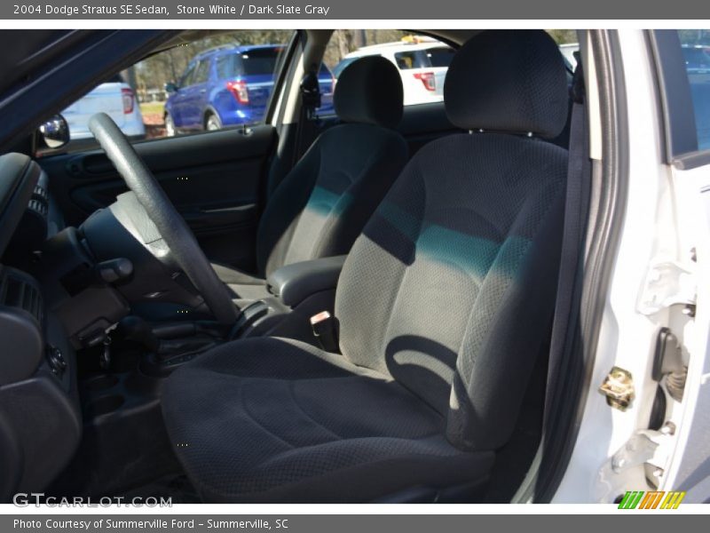 Stone White / Dark Slate Gray 2004 Dodge Stratus SE Sedan