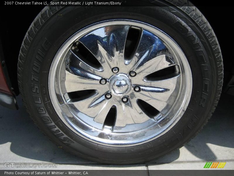 Sport Red Metallic / Light Titanium/Ebony 2007 Chevrolet Tahoe LS