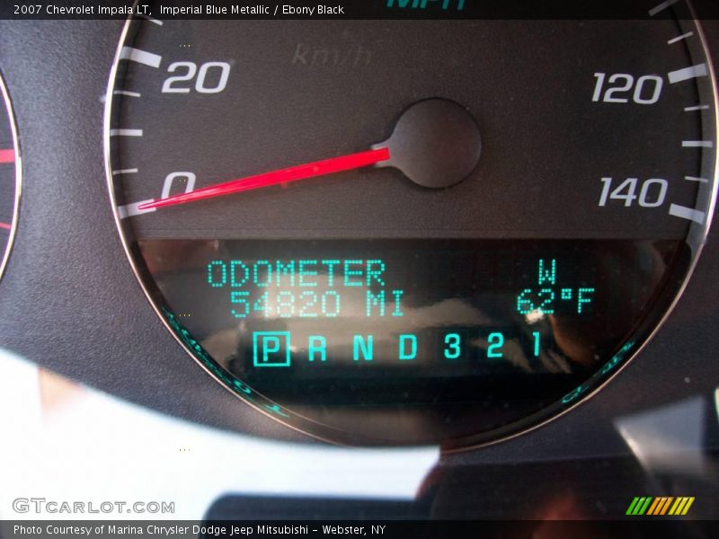 Imperial Blue Metallic / Ebony Black 2007 Chevrolet Impala LT