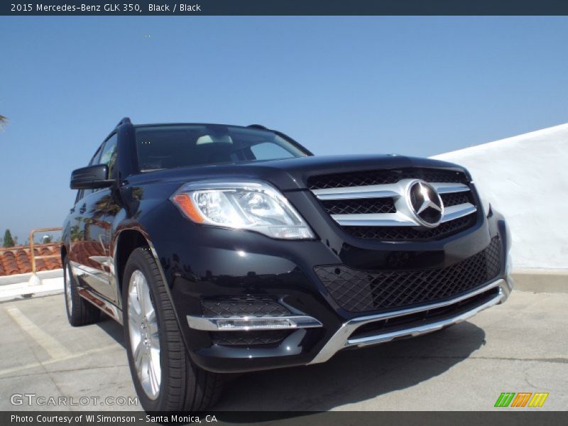 Black / Black 2015 Mercedes-Benz GLK 350